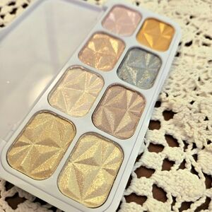 Shimmer Eyeshadow Palette - Warm Champagne & Gold Tones